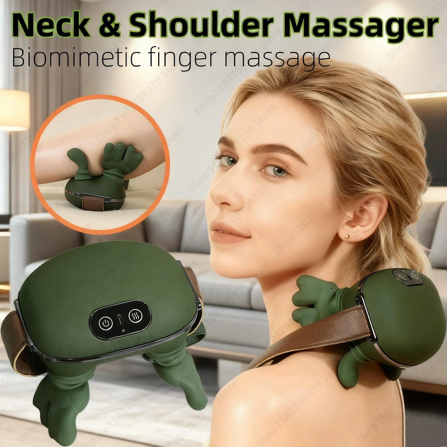 Bionic 3D Neck & Shoulder Pillow Massager