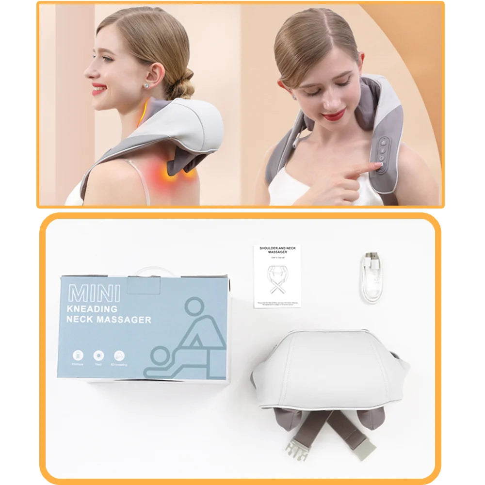 Bionic 3D Neck & Shoulder Pillow Massager